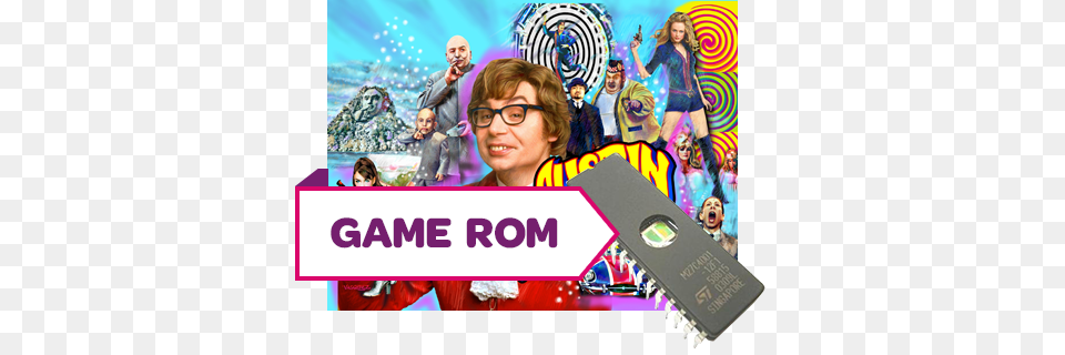 Austin Powers Gamedisplay Rom Set Austin Powers Pinball, Adult, Person, Woman, Female Free Png Download