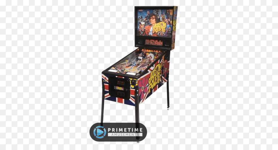 Austin Powers Pinball, Arcade Game Machine, Game, Person Free Png Download