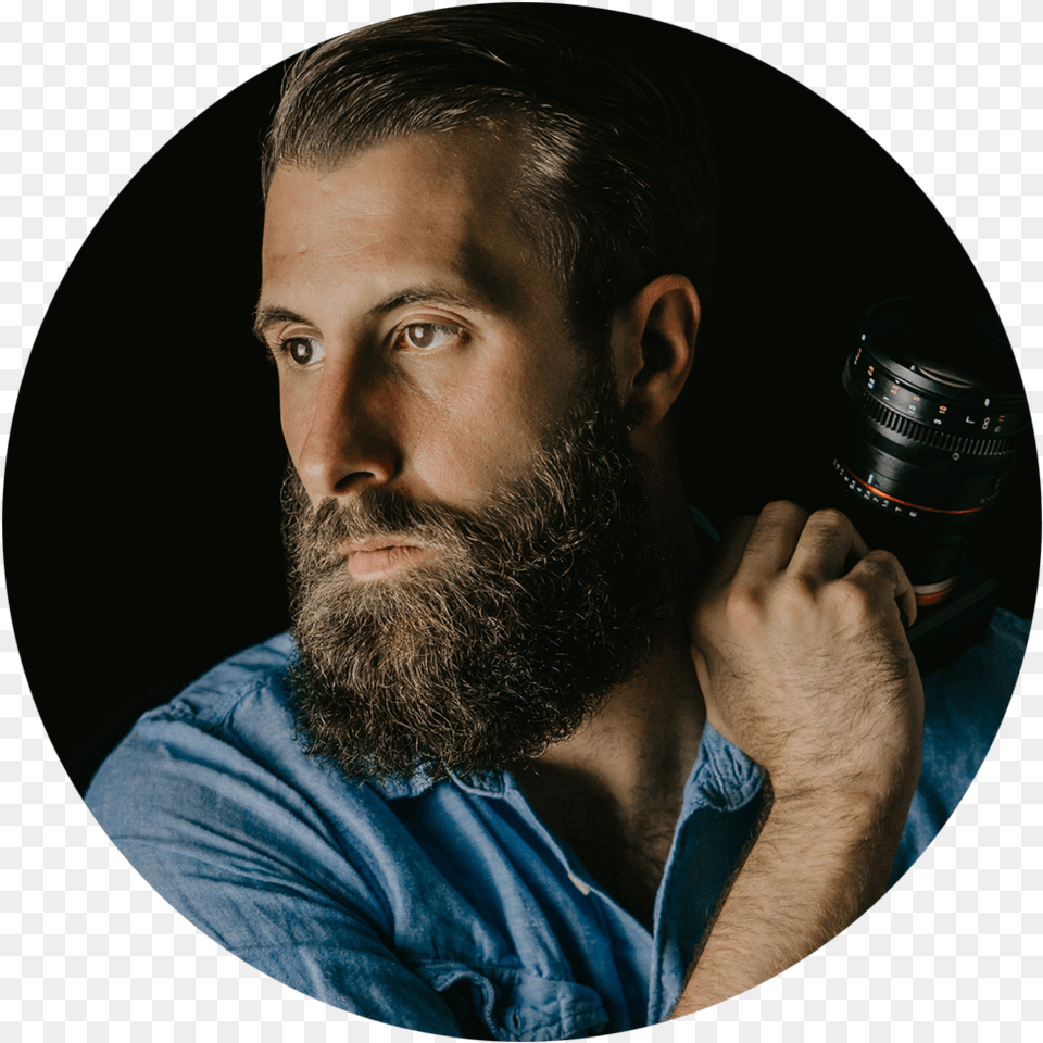 Austin Wedding Videographer Dave Busters Logo, Face, Beard, Photography, Head Free Transparent Png