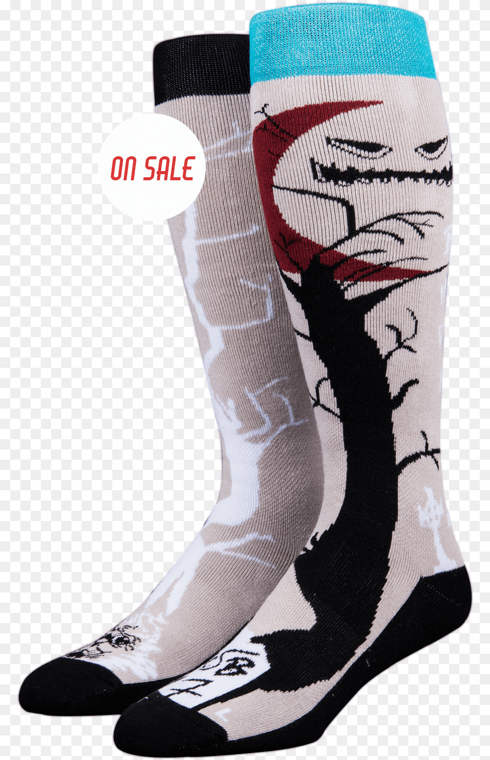 Austin Young X Jeffy Gabrick Hockey Sock, Clothing, Hosiery, Adult, Female Png