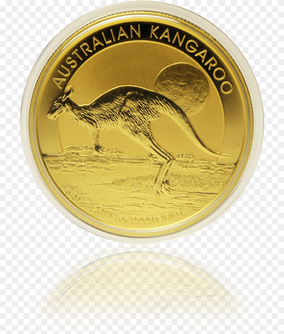 Australia 1 Oz Gold Coin Cash, Money, Animal, Bird Png Image