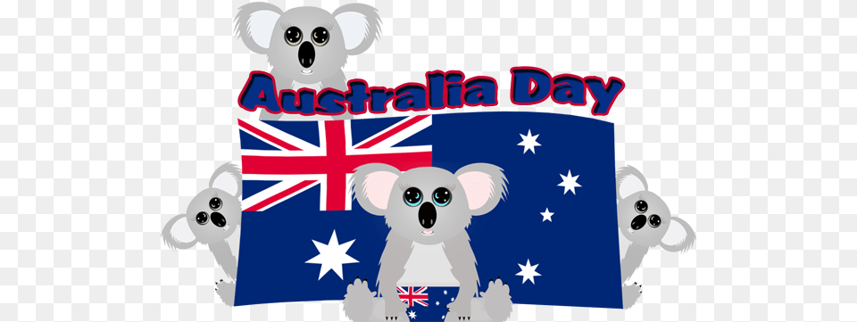 Australia Day Koala Family Clipart Clip Art, Animal, Bear, Mammal, Wildlife Free Transparent Png