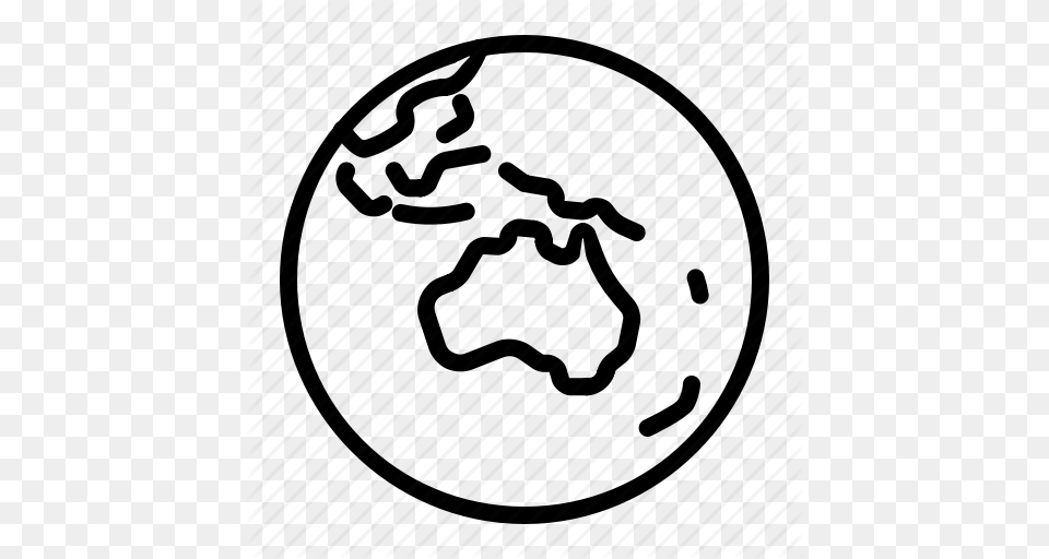 Australia Earth Globe World Icon, Logo, Symbol Png Image