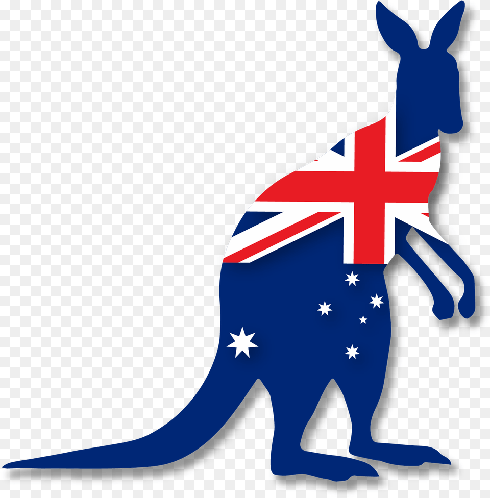 Australia Federation Of Kangaroo Flag Aboriginal Australian Study In Australia, Animal, Mammal Free Png Download