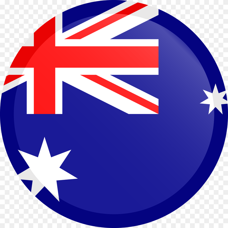 Australia Flag Circle, Logo, Symbol Png