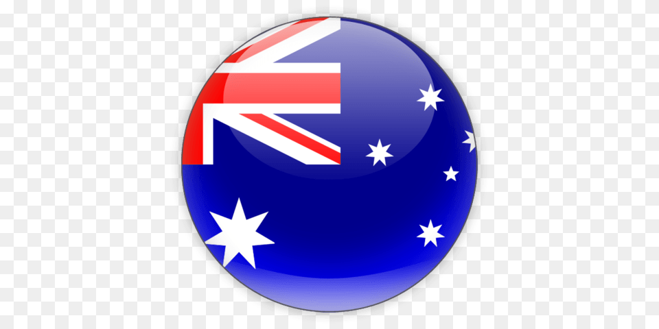 Australia Flag Icon, Sphere Free Png