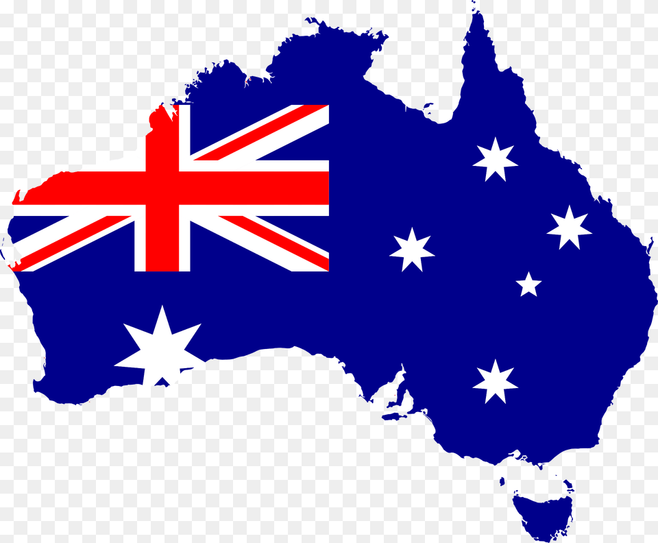 Australia Flag Map Clipart, Nature, Outdoors Free Transparent Png
