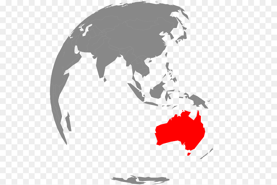 Australia Map Continent Vector Graphic On Pixabay Asia Pacific Continent, Astronomy, Outer Space, Planet, Globe Free Png Download