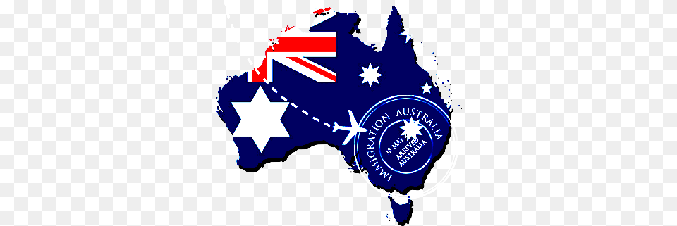 Australia Map Passport Stamp Aipptraining, Symbol, Logo, Baby, Person Png