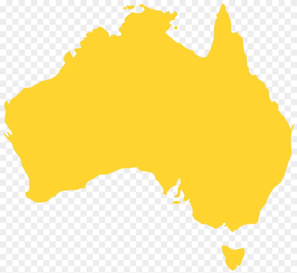 Australia Map Silhouette, Chart, Plot, Atlas, Diagram Png Image