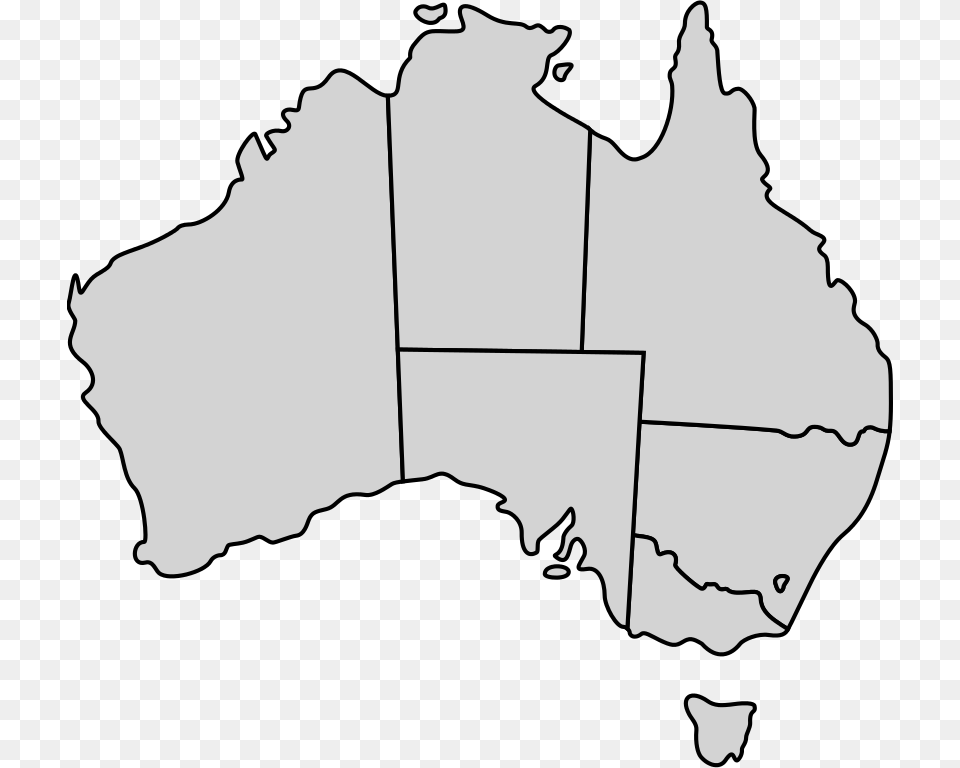 Australia Map States Vector, Plot, Chart, Adult, Wedding Free Transparent Png