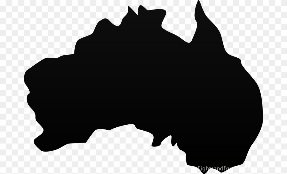 Australia Map Vector, Silhouette, Animal, Bear, Mammal Free Transparent Png
