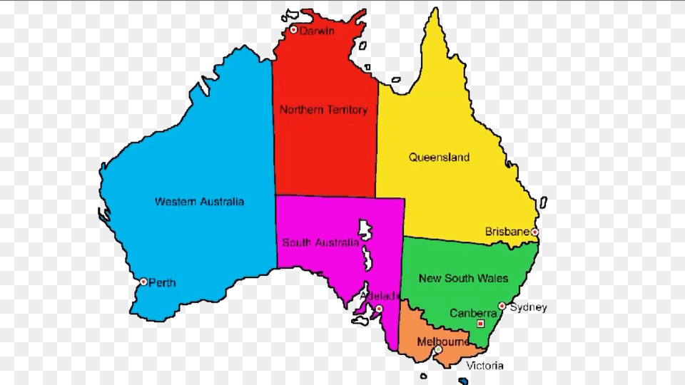 Australia Map With Names, Chart, Plot, Atlas, Diagram Png