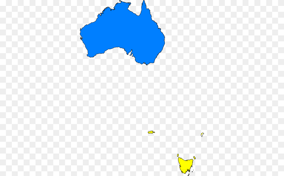 Australia Map Yellow Clip Arts Plot, Chart, Atlas, Diagram Free Png Download