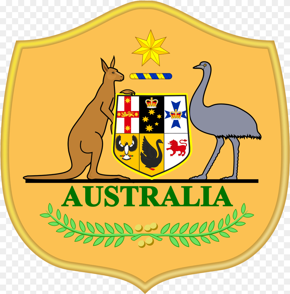 Australia National Soccer Team Australia Football Team Logo, Badge, Symbol, Animal, Bird Png