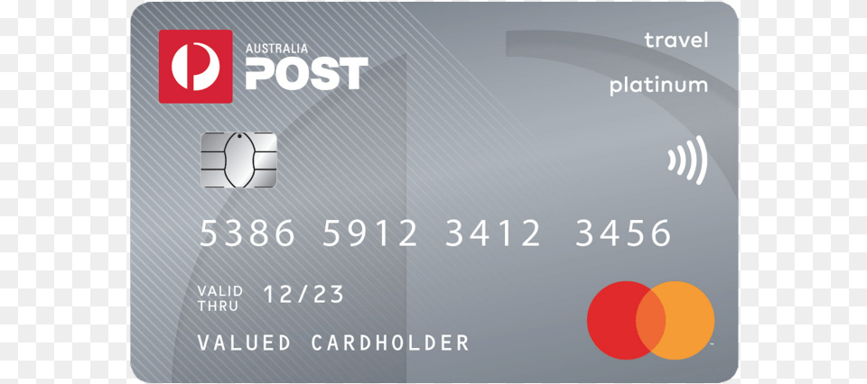 Australia Post Travel Platinum Mastercard, Text, Credit Card Free Png