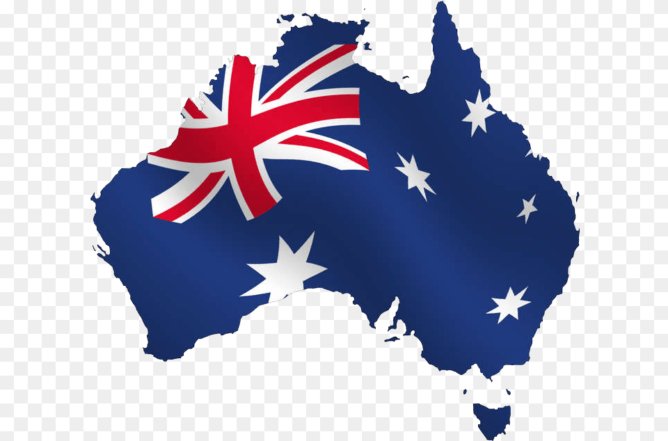 Australia Transparent Study Australian Flag In Map Free Png