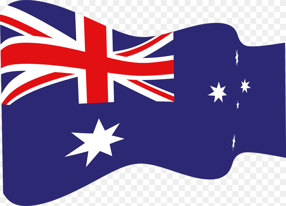 Australia Wavy Flag Clipart, Australia Flag Png Image