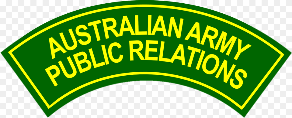 Australian Army Public Relations Battledress Flash, Logo, Symbol Free Transparent Png