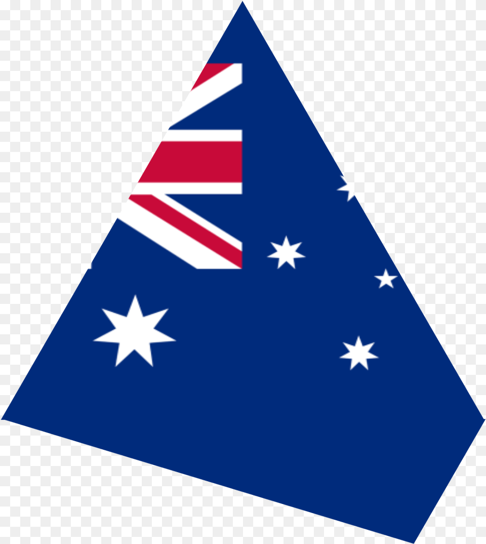 Australian Flag 3, Triangle Free Png Download