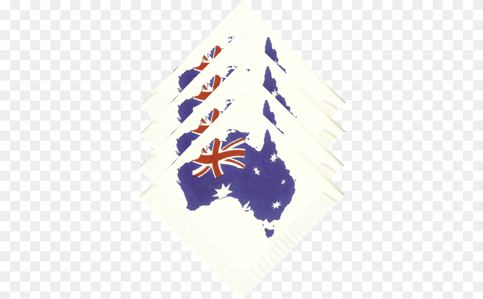 Australian Flag Luncheon Napkins Pack Of Australian Motion Picture Yearbook 1983 Book, Napkin Free Png