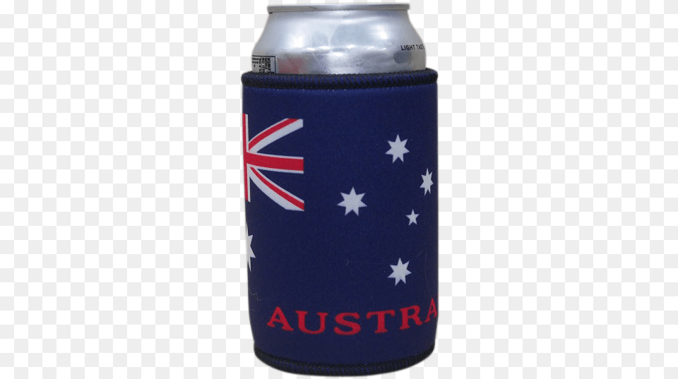 Australian Flag Stubby Holder Gift, Alcohol, Beer, Beverage, Tin Free Png