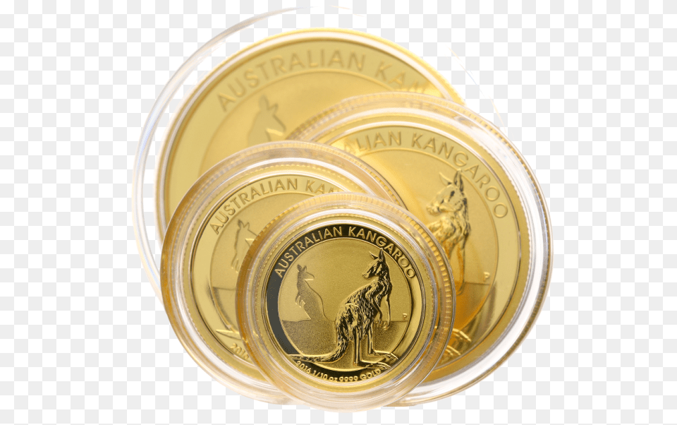 Australian Kangaroo Coins The Perth Mint, Gold, Wristwatch, Coin, Money Free Png Download