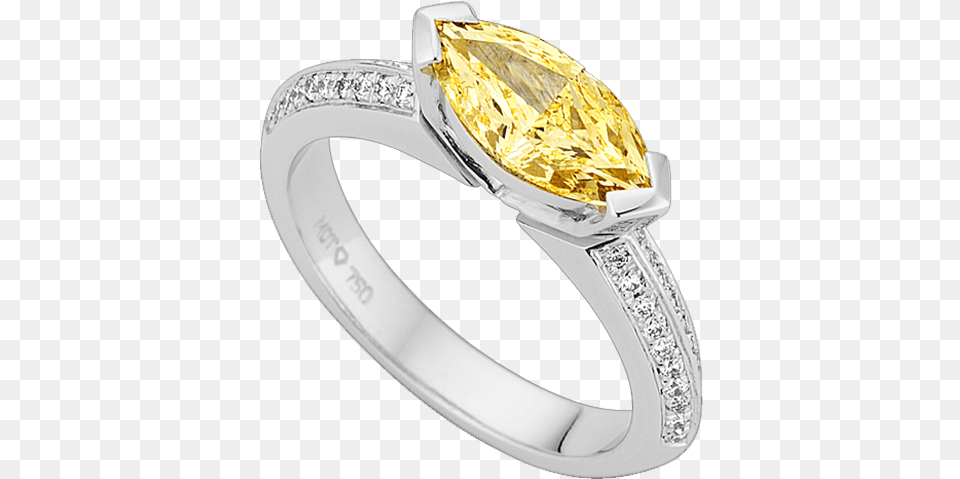 Australian Marquise Shaped Fancy Yellow Diamond Ring Diamond Ring Argyle Champagne, Accessories, Gemstone, Jewelry, Gold Free Png Download
