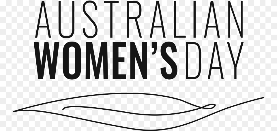 Australian Women39s Day Logos Calligraphy, Text, Cutlery Png Image