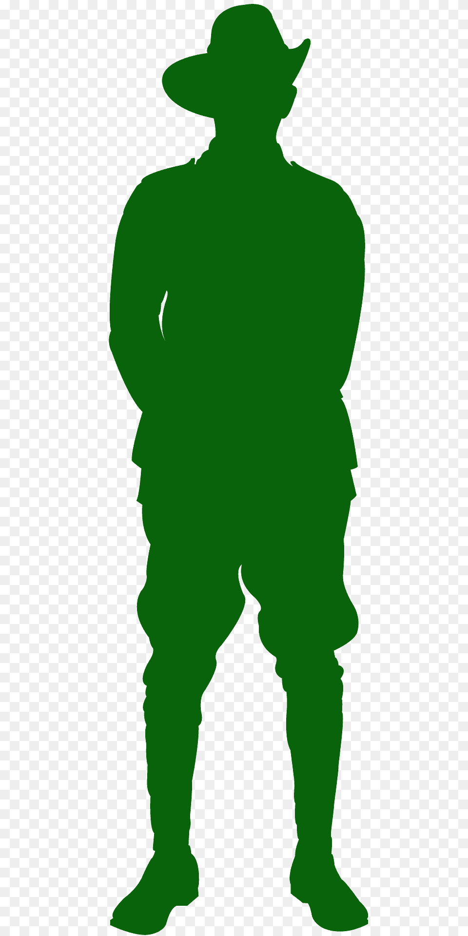 Australian Ww1 Soldier Silhouette, Adult, Male, Man, Person Png Image