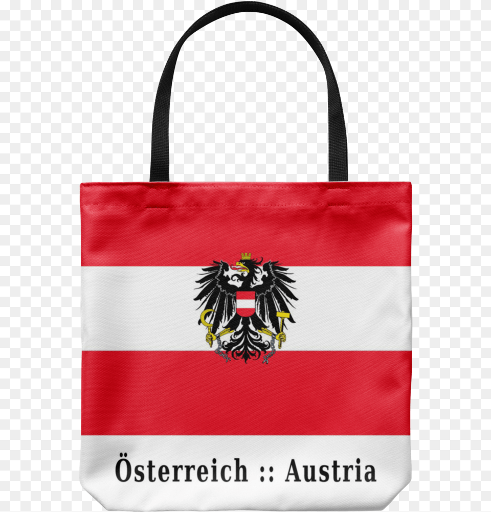 Austria Flag Fabric Tote Bag Austria Austrian State Flag 25mm Pin Button Badge, Accessories, Handbag, Tote Bag, Person Free Transparent Png