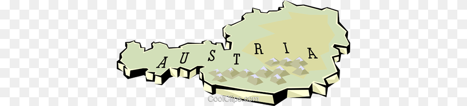 Austria Map Royalty Vector Clip Art Illustration, Chart, Plot, Outdoors, Land Free Png Download