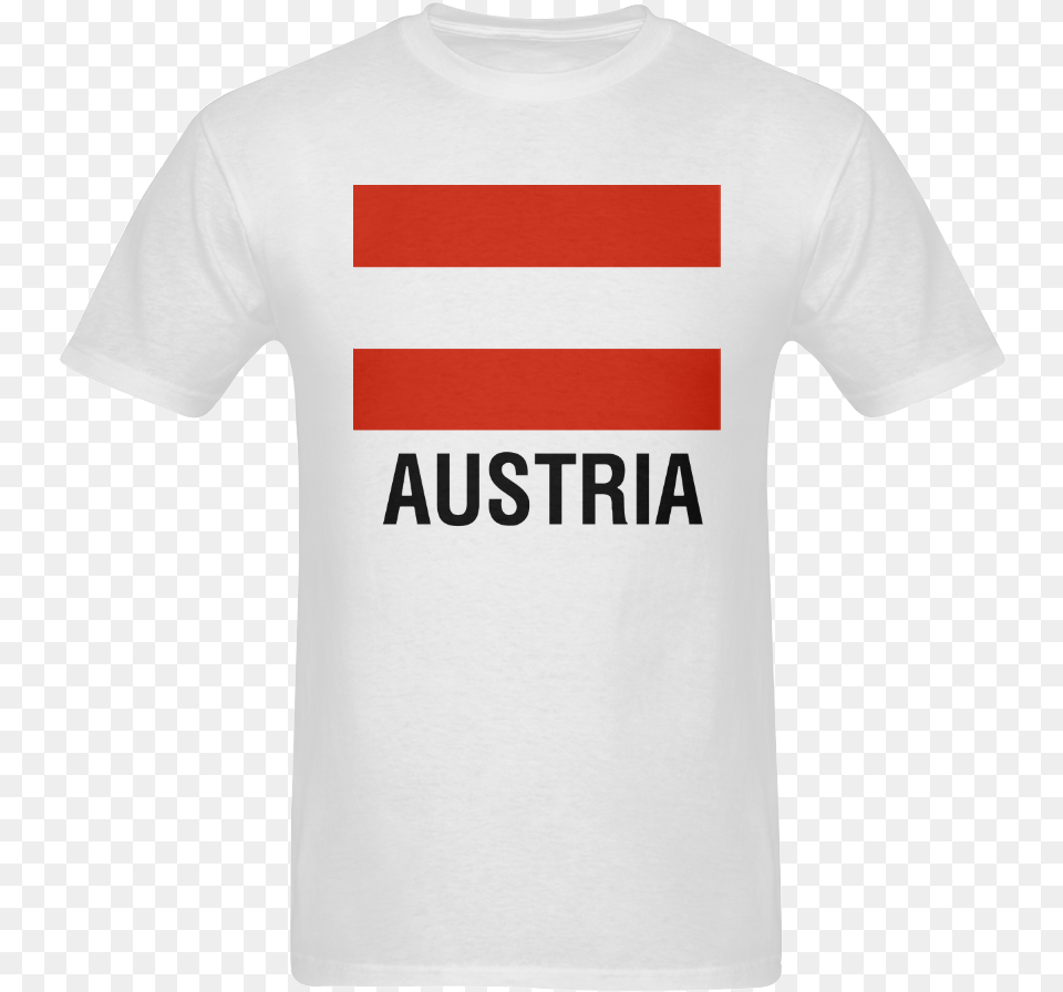 Austrian Flag Text Austria Men S T Shirt In Usa Size Active Shirt, Clothing, T-shirt Png Image