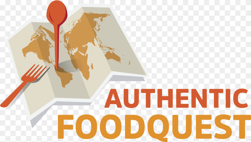 Authentic Food Quest Authentic Food Quest Authentic Authentic Food Quest Logo, Cutlery, Fork, Spoon, Advertisement Png