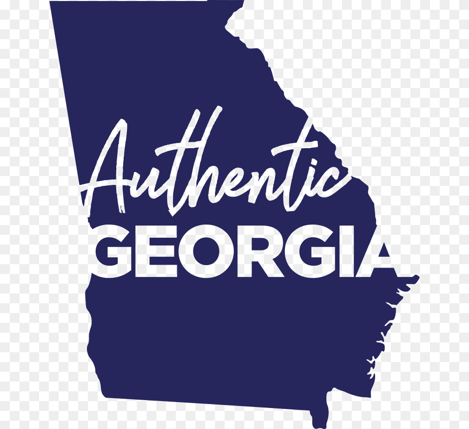 Authentic Georgia Logo, Gray Png