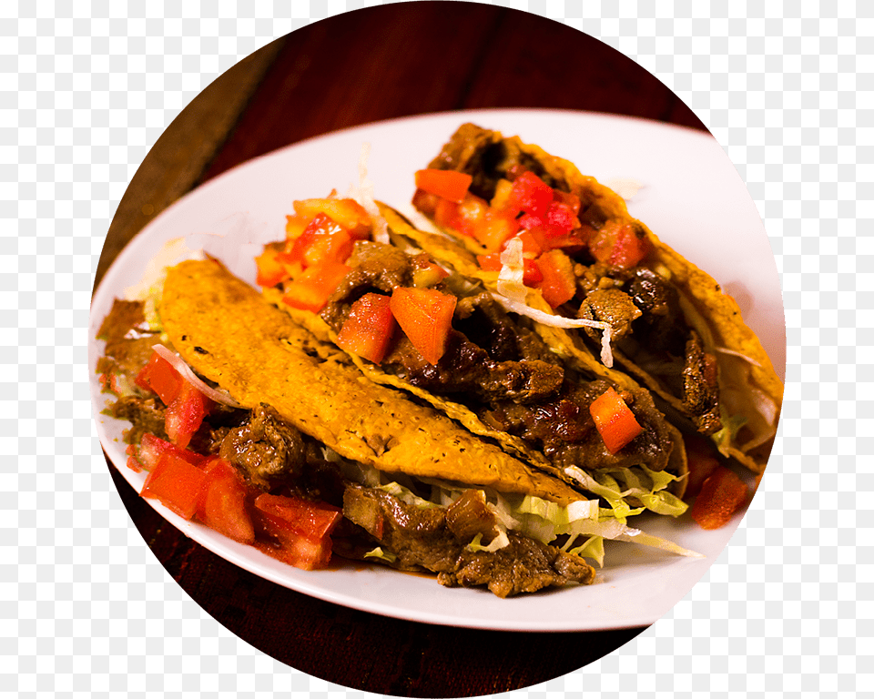 Authentic Mexican Tacos Dish, Food, Taco, Meal, Plate Png