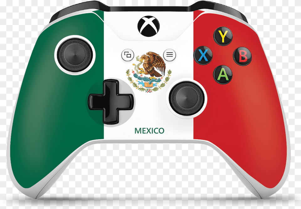 Authentic Officially Licensed Xbox One Mexico Flag Controller Skin Coat Of Arms Of Mexico, Electronics Png