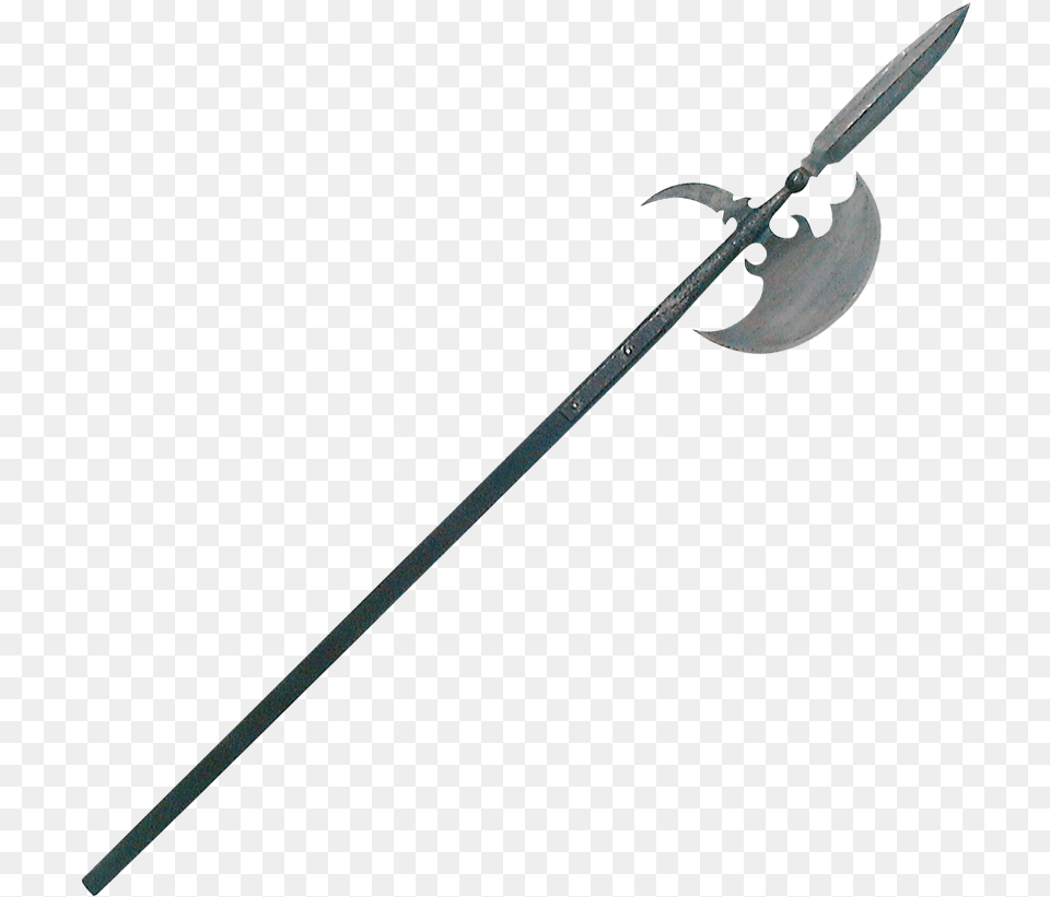 Authentics European Knights Halberd Simple Trident Tattoo Designs, Weapon, Spear, Blade, Dagger Free Png Download
