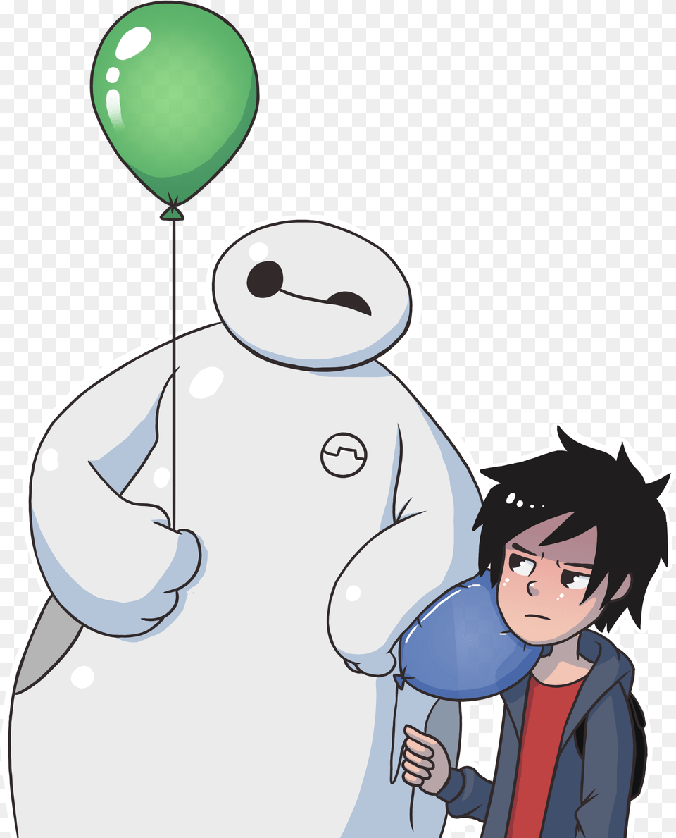 Author Comments Baymax, Balloon, Book, Comics, Publication Png Image