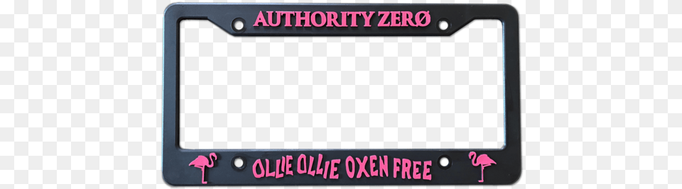 Authority Zero Horizontal, Vehicle, Transportation, License Plate, Screen Free Png