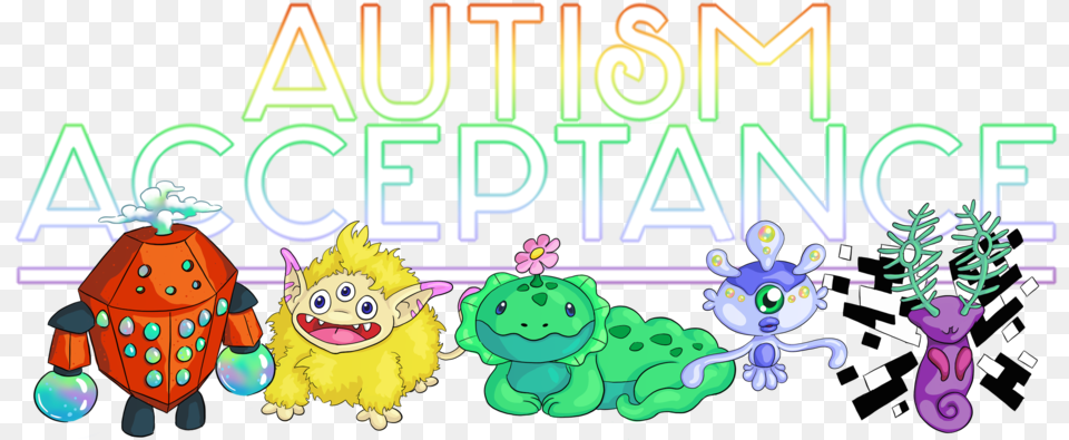 Autism Acceptance Autism Monster, Purple, Baby, Person, Animal Free Transparent Png