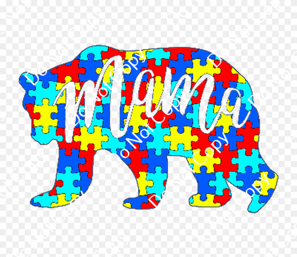 Autism Awareness 8 Animal Figure, Game, Jigsaw Puzzle Free Transparent Png
