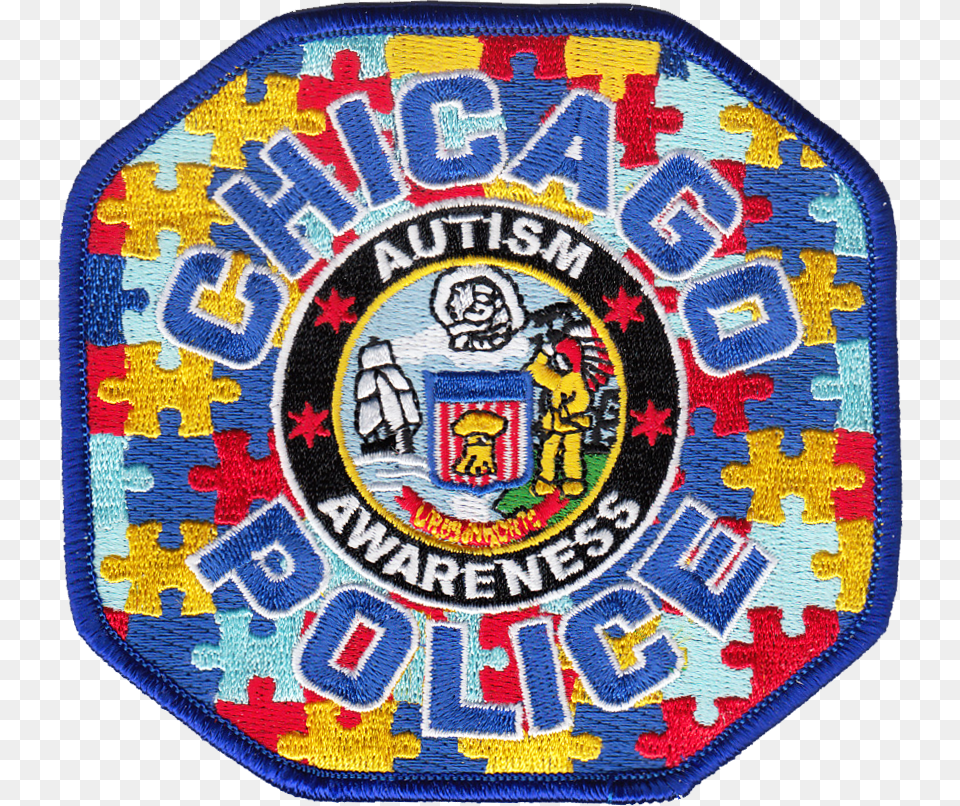 Autism Awareness Police Patch, Badge, Logo, Symbol, Person Free Transparent Png
