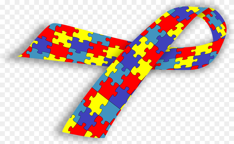 Autism Awareness Ribbon Autism Spectrum Disorder Ribbon, Accessories, Formal Wear, Tie, Necktie Png