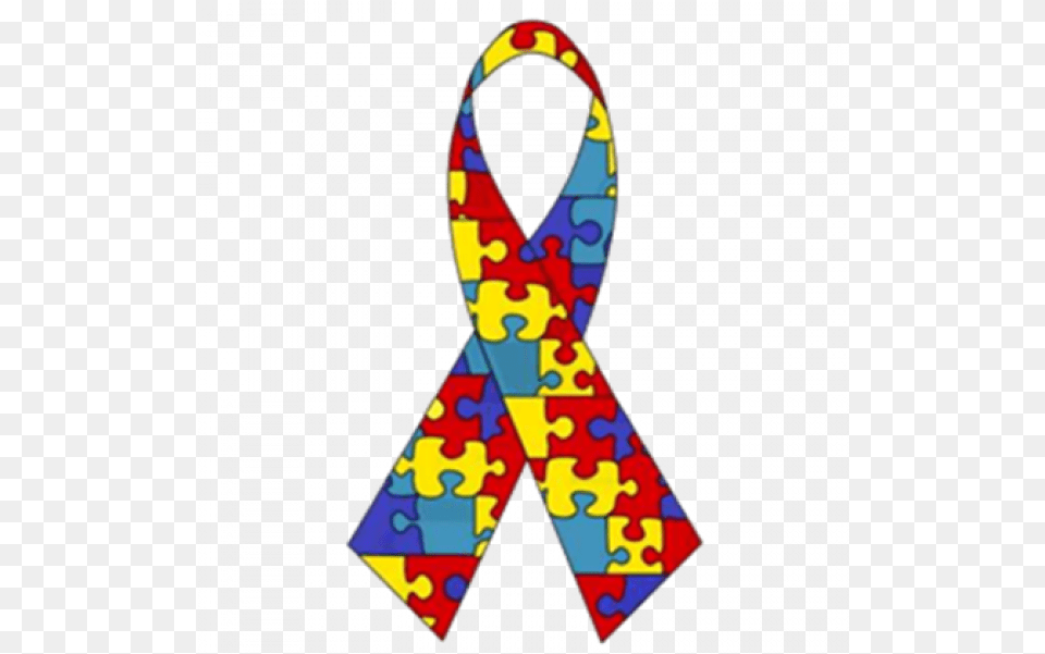 Autism Awareness Ribbon Images U2013 Autism Spectrum Disorder Logo, Accessories, Formal Wear, Tie, Necktie Free Transparent Png