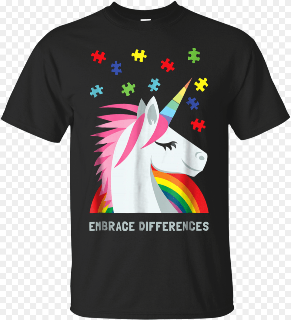 Autism Awareness Shirt Women Youth Men Unicorn Puzzle Stranger Things Adidas T Shirt, Clothing, T-shirt Free Transparent Png