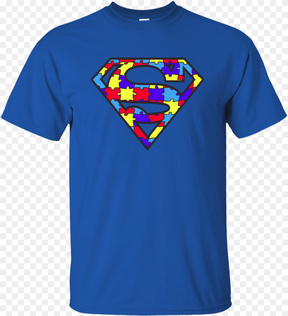 Autism Awareness Superman Logo Light Kids Max Fleischer Superman T Shirt, Clothing, T-shirt Free Png