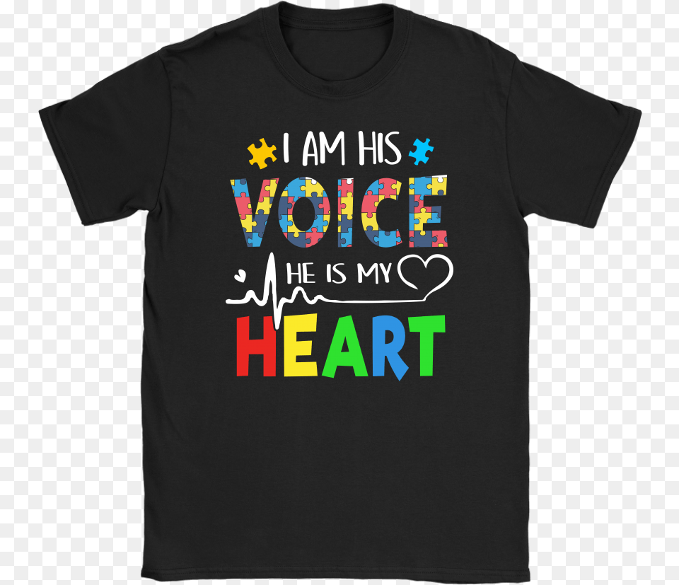 Autism Awareness T Shirt I M His Voice He S My Heart Judas Priest 50th Heavy Metal Years, Clothing, T-shirt Free Png