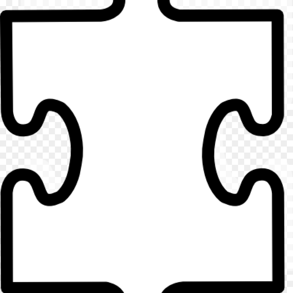 Autism Puzzle Piece Clip Art Clipart Download, Stencil, Device, Grass, Lawn Png Image