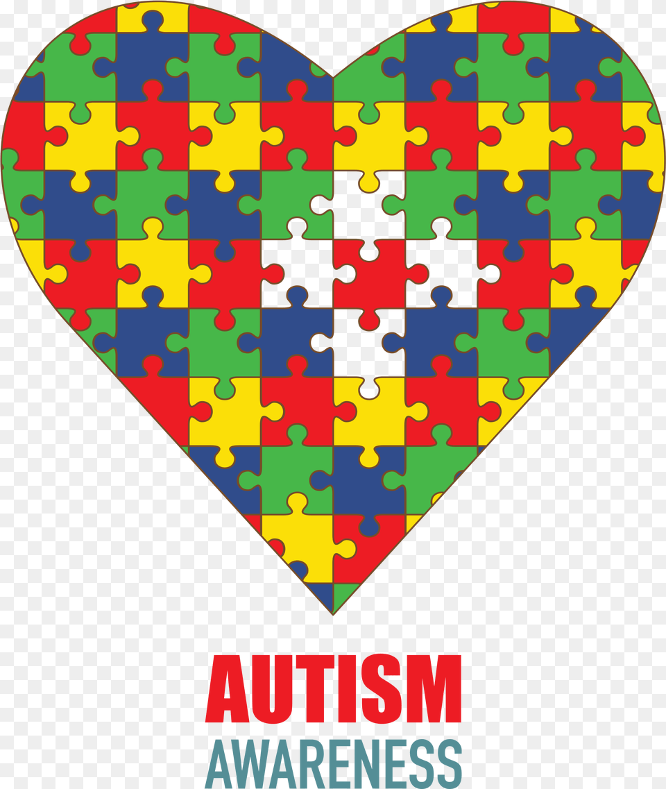 Autism Puzzle Piece Heart, Advertisement Free Transparent Png